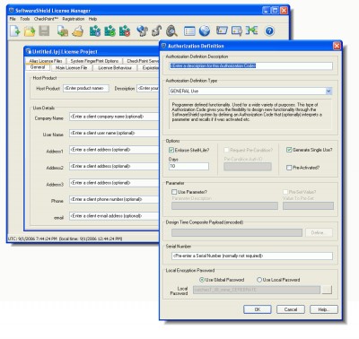 SoftwareShield System 3.1.12.187 screenshot
