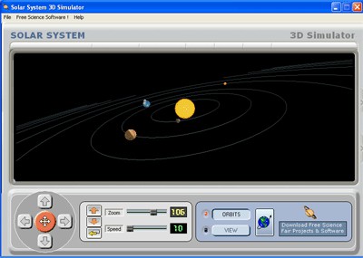 Solar System 3D Simulator 3.0 screenshot