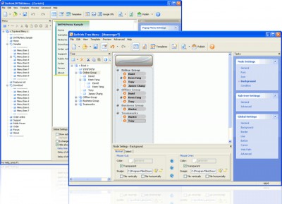 Sothink Menu Builder suite 6.9 screenshot