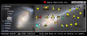 Space Emoticons Pro 3.01 screenshot