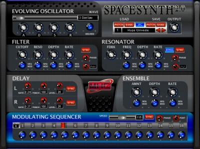 Space Synthesizer Mac 2.0.2 screenshot