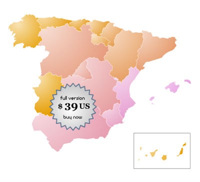 Spain Online Map Locator 1.0 screenshot
