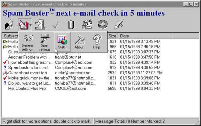 Spam Buster 1.11.0 screenshot