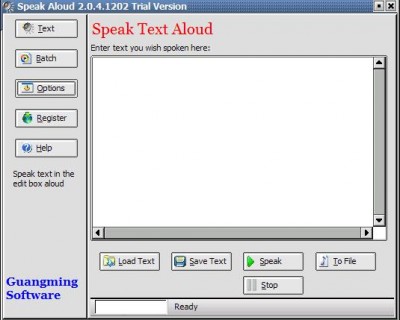Speak Aloud 2.0.2015.4 screenshot