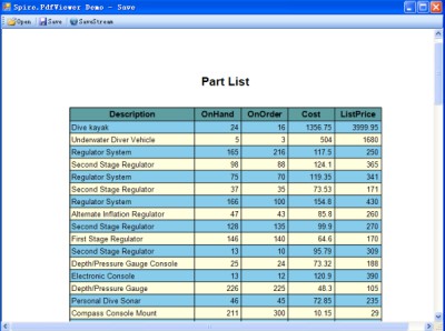Spire.PDFViewer 2.3 screenshot