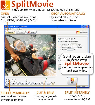 SplitMovie 2.1.23 screenshot