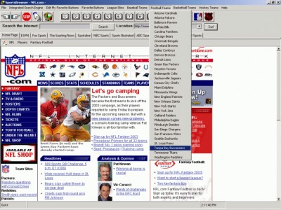 SportsBrowser 2.1 screenshot