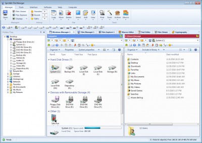 Sprintbit File Manager 4.4 screenshot