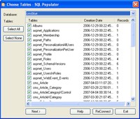 SQL Populator 1.0 screenshot