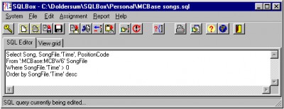 SQLBox 1.3 screenshot