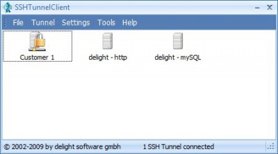 SSH Tunnel Client 4.0 screenshot