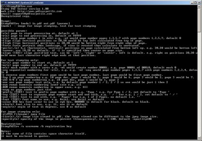 Stamp Pdf Server (server license) 1.1 screenshot