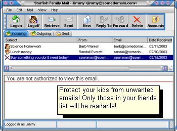 Starfish Family Mail 1.51 screenshot