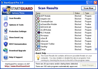 StartGuard Pro 1.0 screenshot