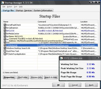 Startup Manager 1.3.2.70 screenshot