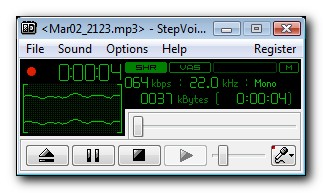 Stepvoice Recorder 2.1.0 screenshot