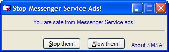 Stop Messenger Service Ads! 1.0 screenshot