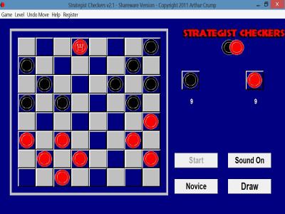 Strategist Checkers 3.1 screenshot