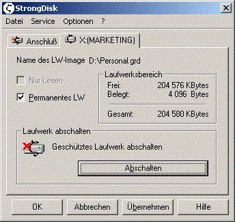 StrongDisk Pro 2.9 screenshot