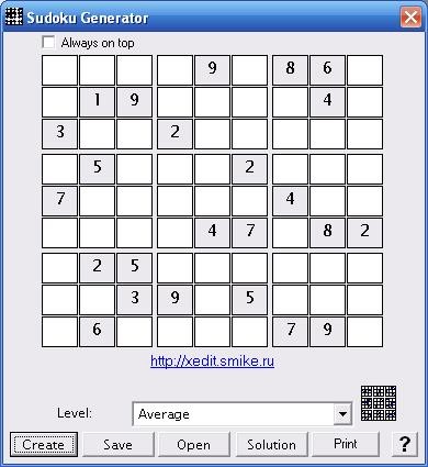 Sudoku Generator 1.0.6 screenshot
