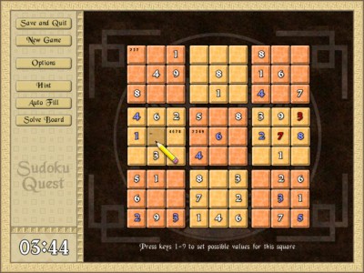 Sudoku Quest 1.0 screenshot