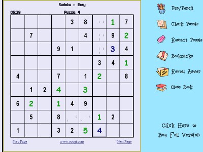 Sudoku Soft-Book 1.0 screenshot