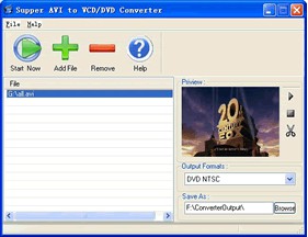 Super AVI/VCD/DVD Converter 1.12 screenshot