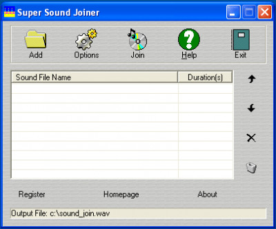 Super Sound Joiner 3.2.1.5 screenshot