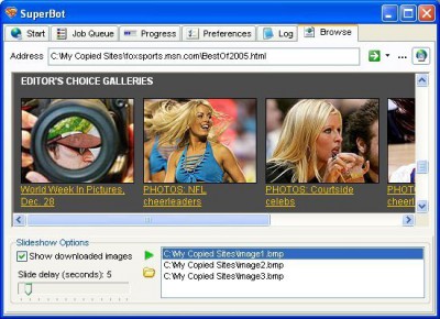 SuperBot Offline Browser 4.7.0.74 screenshot