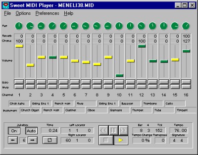 Sweet MIDI Player for Windows 2.4.0 screenshot