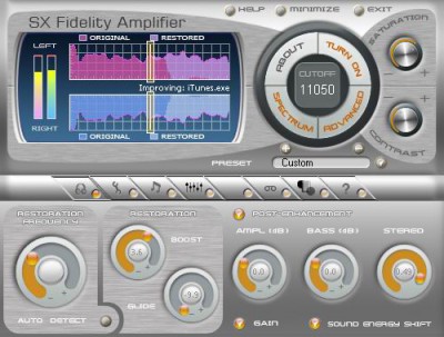 SX Fidelity Amplifier 1.2.16.8 screenshot