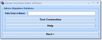 Sybase iAnywhere Editor Software 7.0 screenshot
