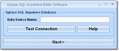 Sybase SQL Anywhere Editor Software 7.0 screenshot