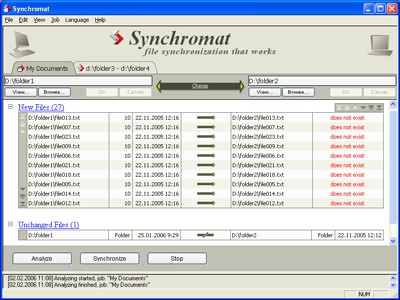 Synchromat 12.2.3 screenshot