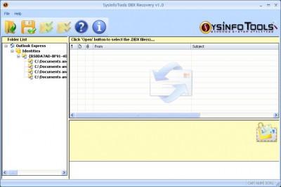 SysInfoTools Outlook Express Email Recovery 2.0 screenshot