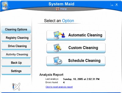 System Maid 2.1 screenshot