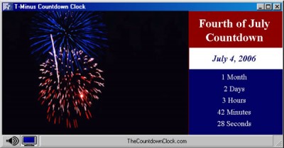 T-Minus Fourth of July Countdown 6.0 screenshot
