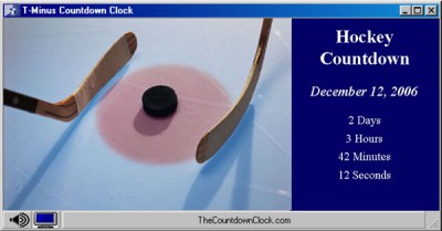 T-Minus Hockey Countdown 6.0 screenshot