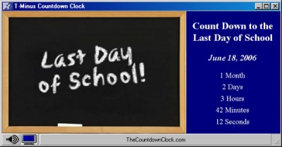 T-Minus Last Day Of School Countdown 6.0 screenshot