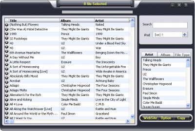 Tansee iPod audio video Transfer 3.0 3.0 screenshot