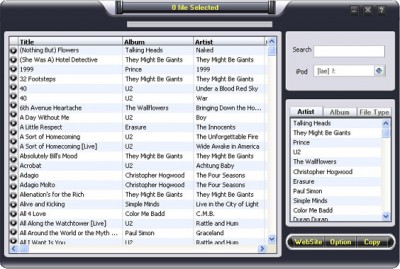 Tansee iPod Transfer four 3.6 screenshot