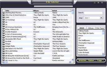 Tansee iPod Transfer Platium 10.01 screenshot