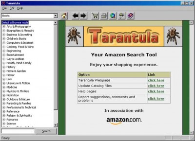 Tarantula 1.0 screenshot