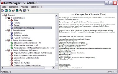 texManager light for Microsoft Word 2.1 screenshot