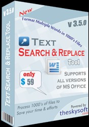 Text Search and Replace Tool 4.6.1.22 screenshot