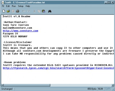 TextIt 1.0.12 screenshot