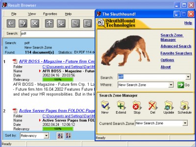 The Sleuthhound! PDF Search 4.6.3 screenshot