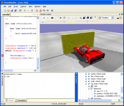 ThreeDimSim:3D Mechanics simulator 1.5.0.4 screenshot
