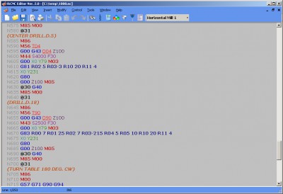 tkCNC Editor 3.0.1.222 screenshot