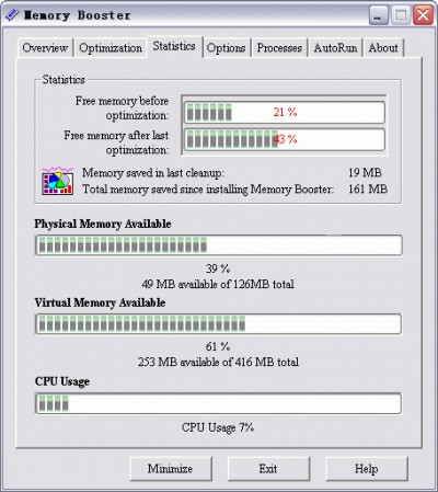 Top Memory booster V2.66 screenshot